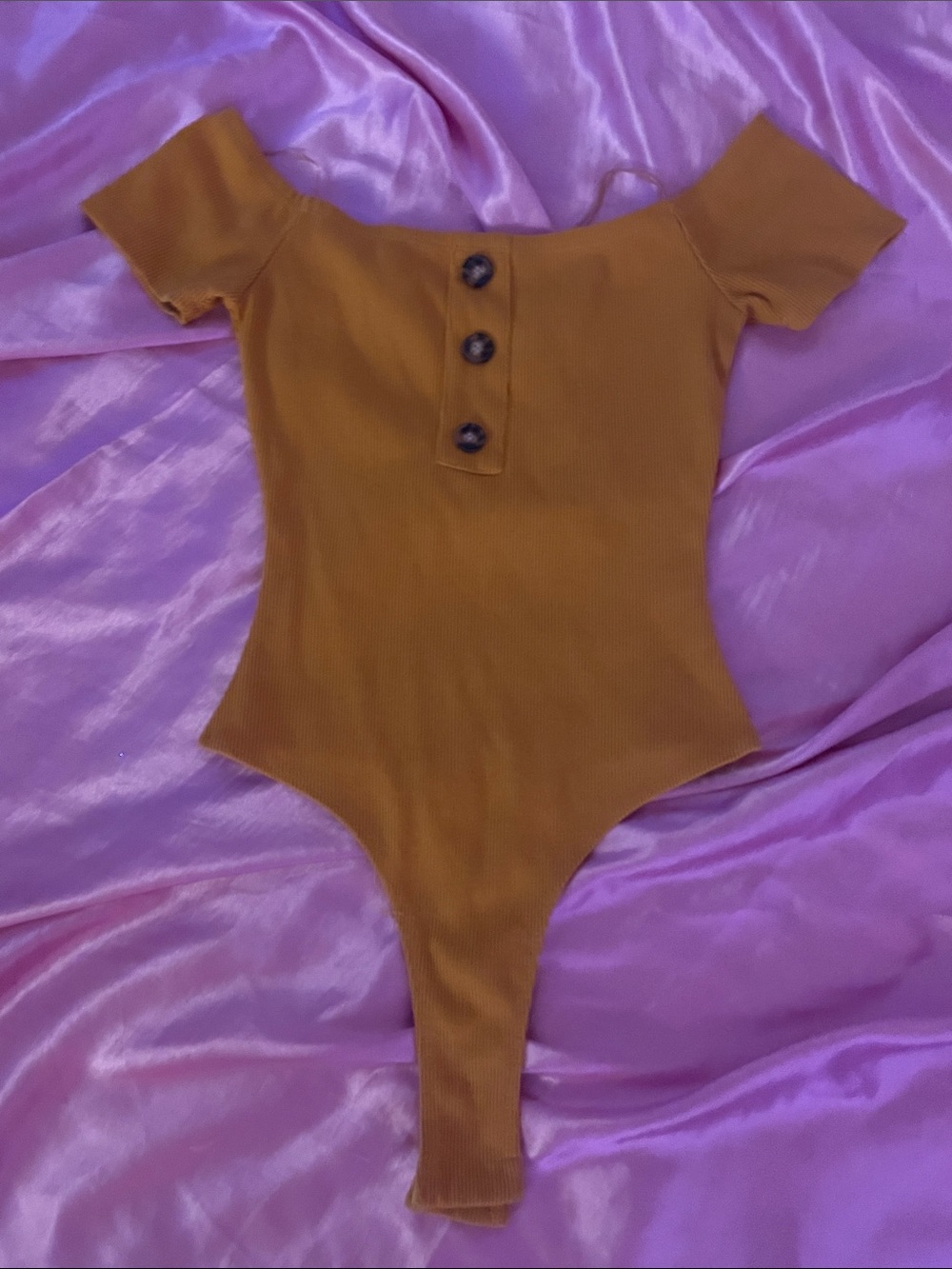 Forever 21 Mustard Yellow Bodysuit 💛